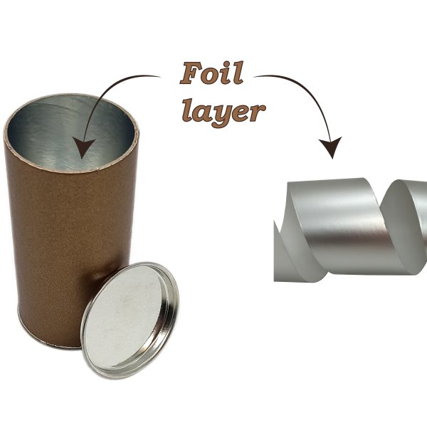 with foil paper